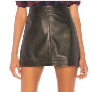 Cupcakes & Cashmere leather mini skirt - brand new